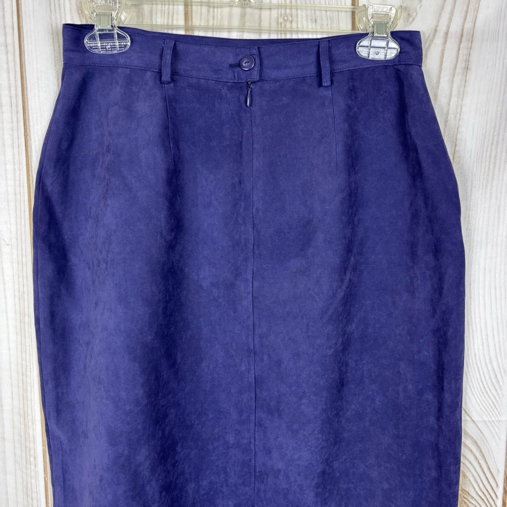 Vintage Petite Sophisticate 90's Classic 2Pc Set V-Neck Vest Pencil Skirt Size 8 - Picture 3 of 16